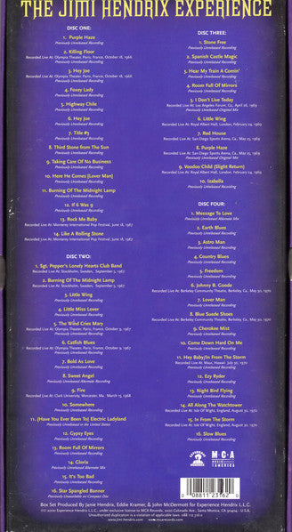 The Jimi Hendrix Experience - The Jimi Hendrix Experience (4xCD VELVET BOX) | Near Mint (NM or M-)