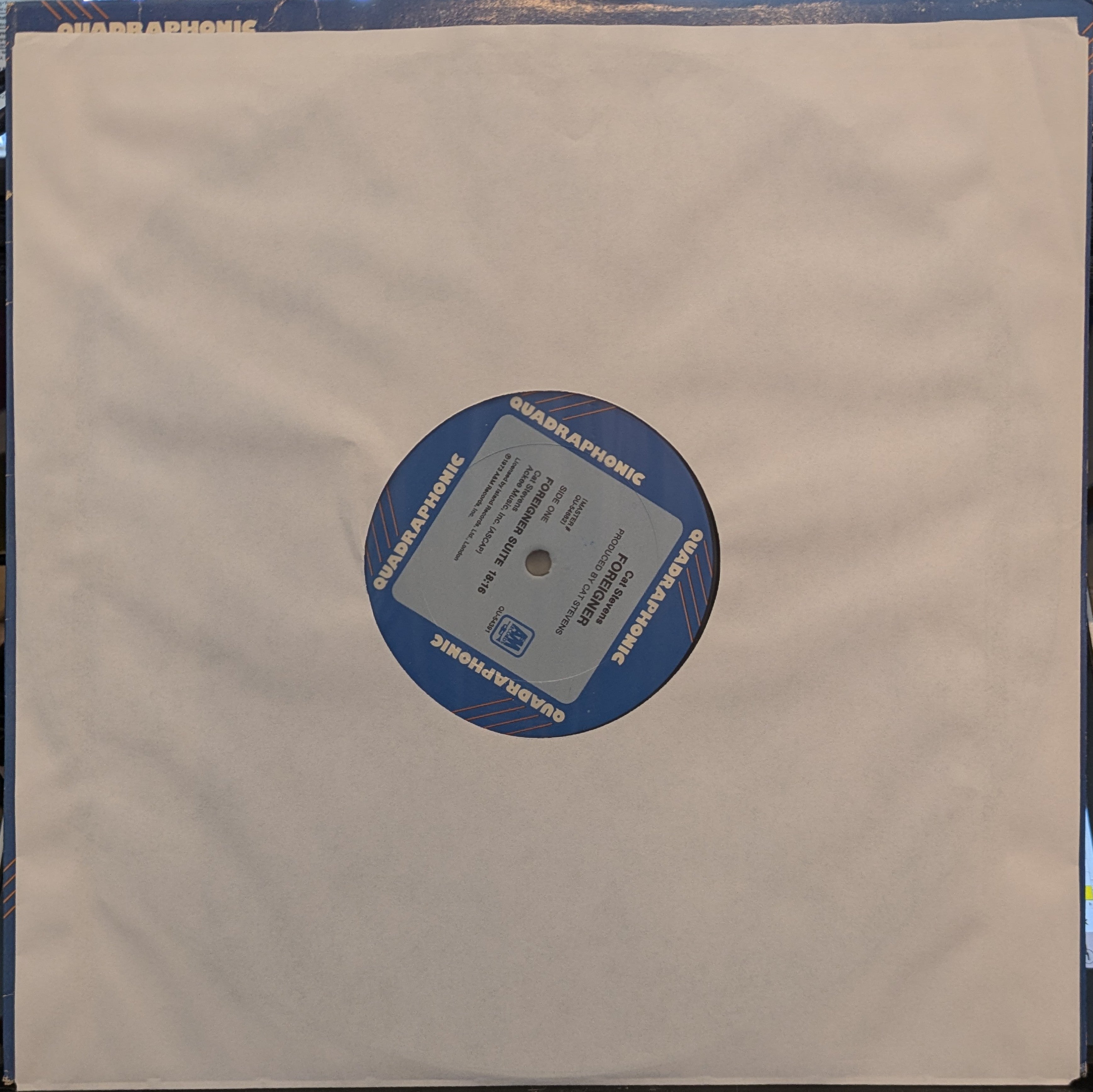 Cat Stevens - Foreigner (QUADRAPHONIC VINYL) | Near Mint (NM) Excellent (EX)