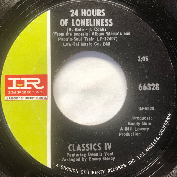 Stormy / 24 Hours Of Loneliness (7" VINYL) | Near Mint (NM or M-)