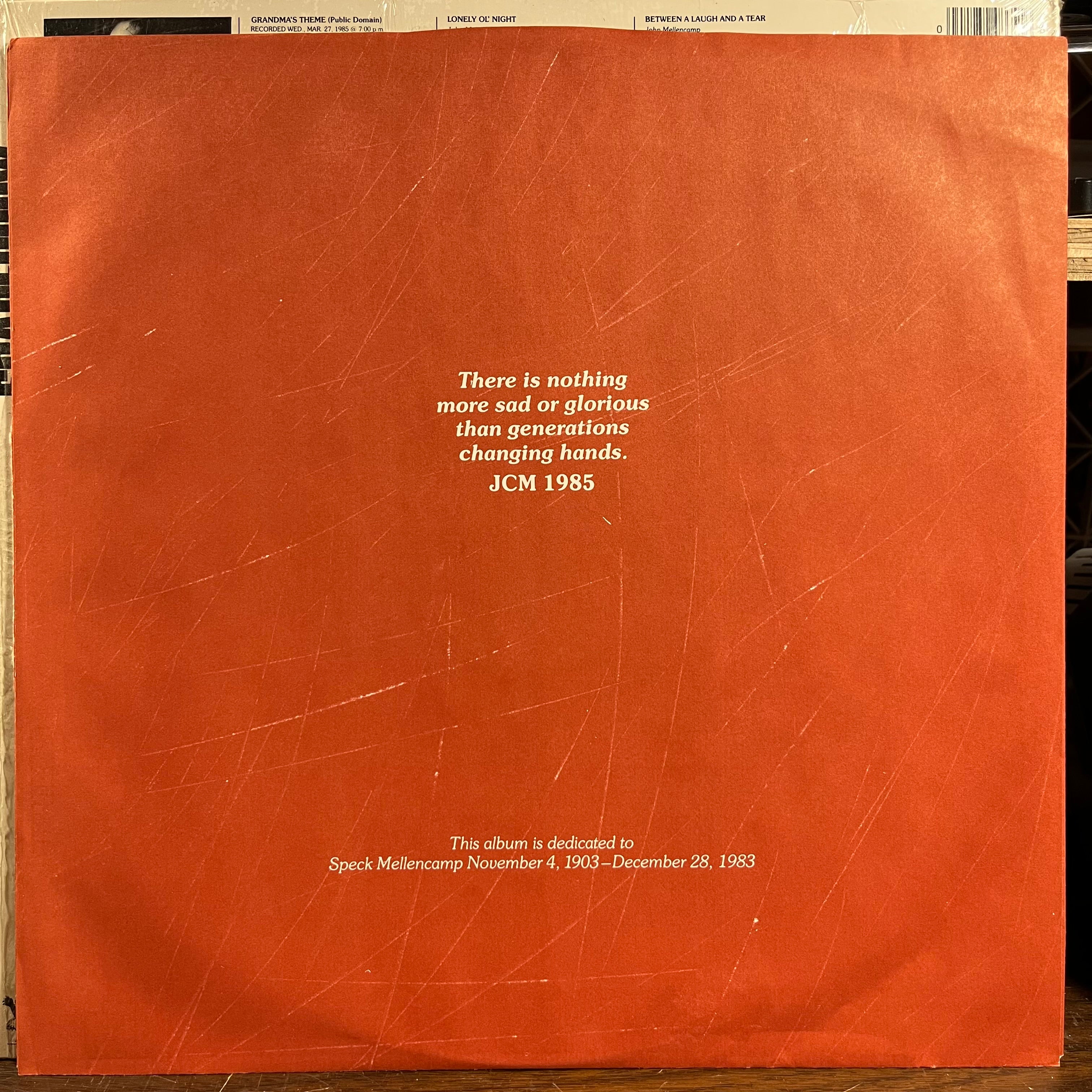 John Cougar Mellencamp - Scarecrow (VINYL) | Near Mint (NM) Near Mint (NM)