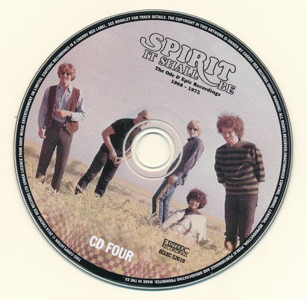 Spirit (8) - It Shall Be: The Ode & Epic Recordings 1968-1972 *5XCD BOX* | Excellent (EX) Near Mint (NM)