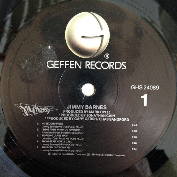 Jimmy Barnes - Jimmy Barnes *ALLIED / PROMO* | Near Mint (NM) Excellent (EX)