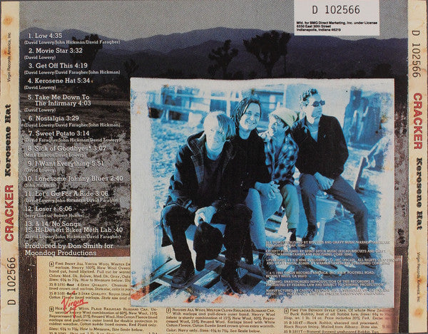 Cracker - Kerosene Hat (CD) | Near Mint (NM) Near Mint (NM)