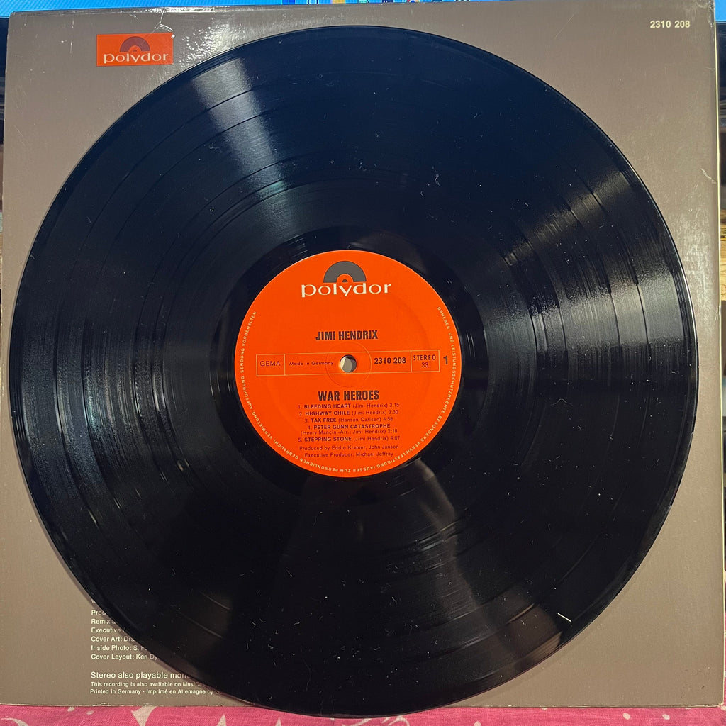 Jimi Hendrix - War Heroes *NETHERLANDS* | Near Mint (NM) Near Mint (NM)