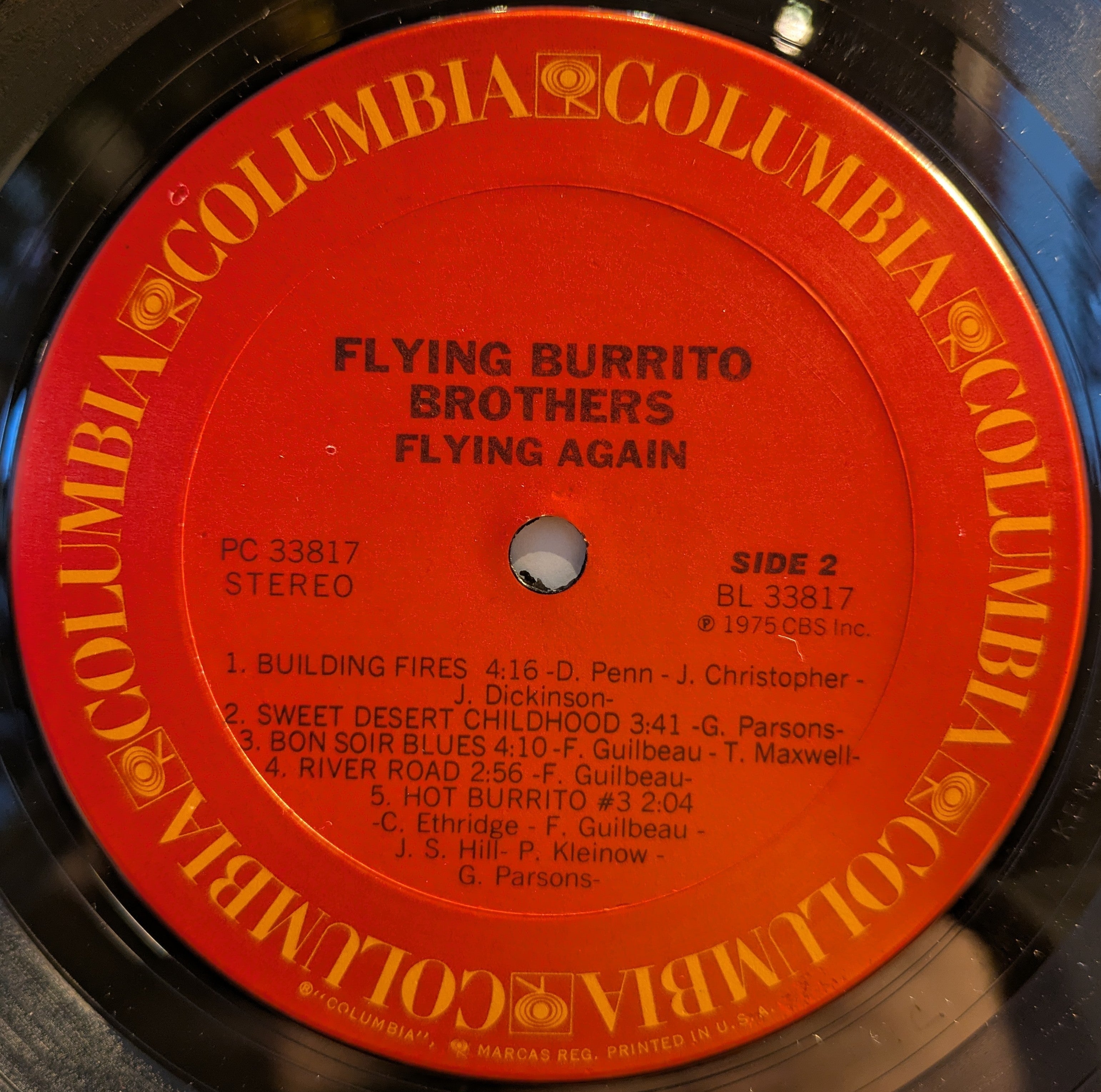 The Flying Burrito Bros - Flying Again (VINYL) | Near Mint (NM) Very Good Plus (VG+)