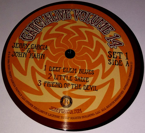 Jerry Garcia - GarciaLive Volume 14 (Recorded Live At The Ritz, New York, NY, January 27th, 1986) (2xVINYL) | Near Mint (NM or M-)