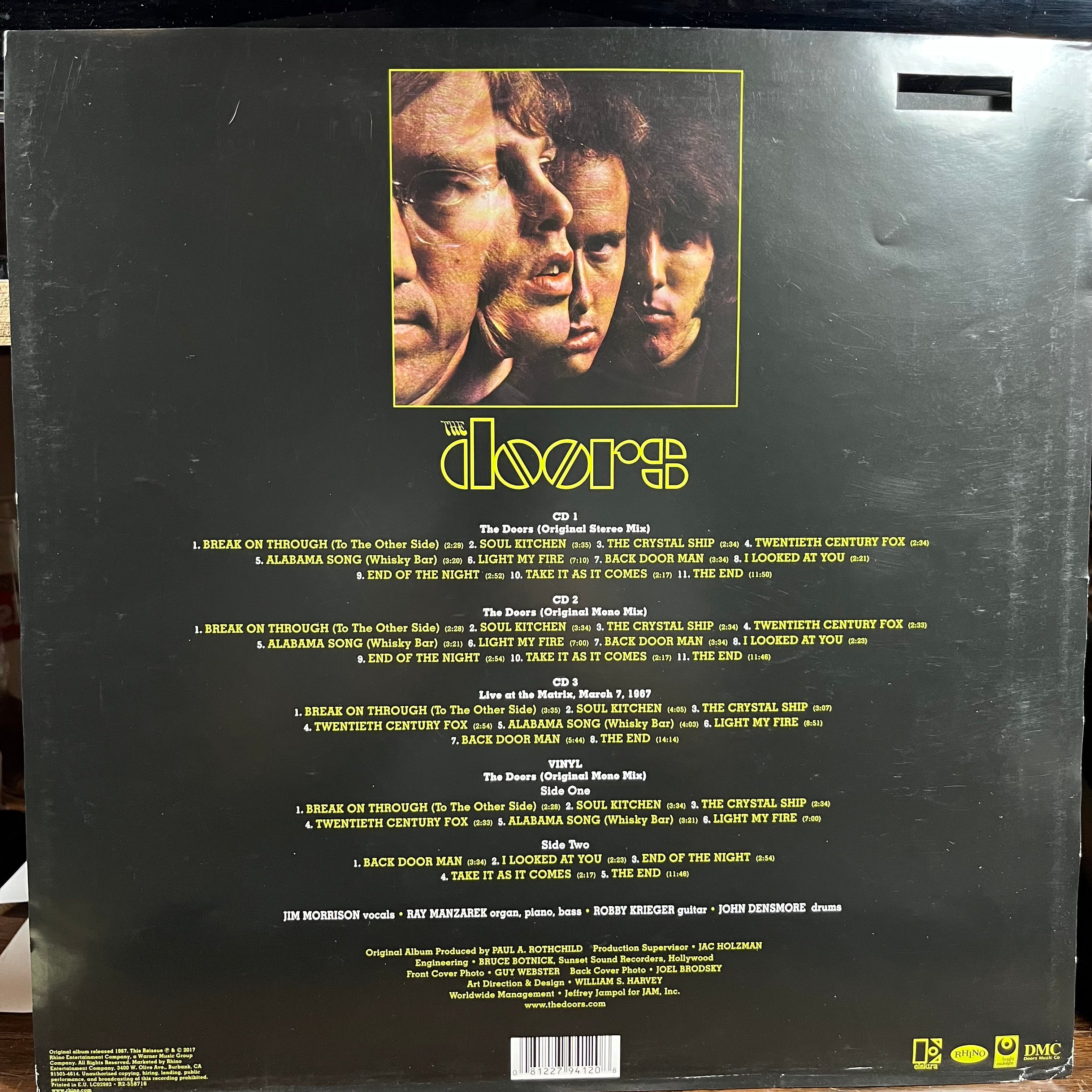 The Doors - The Doors (VINYL & 3xCD) | Near Mint (NM) Excellent+ (EX+)