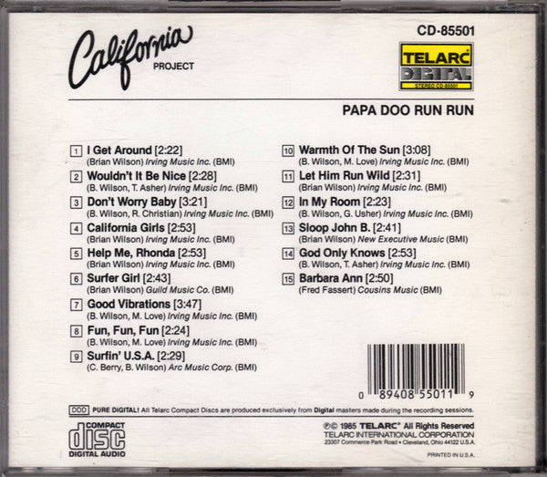 Papa Doo Run Run - California Project (CD) | Near Mint (NM) Near Mint (NM)