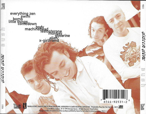 Bush - Sixteen Stone (CD) | Near Mint (NM) Near Mint (NM)