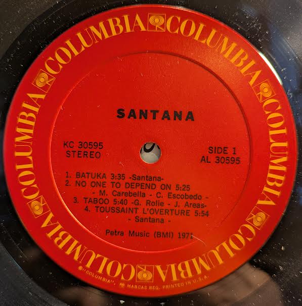 Santana (VINYL) | Near Mint (NM) Near Mint (NM)
