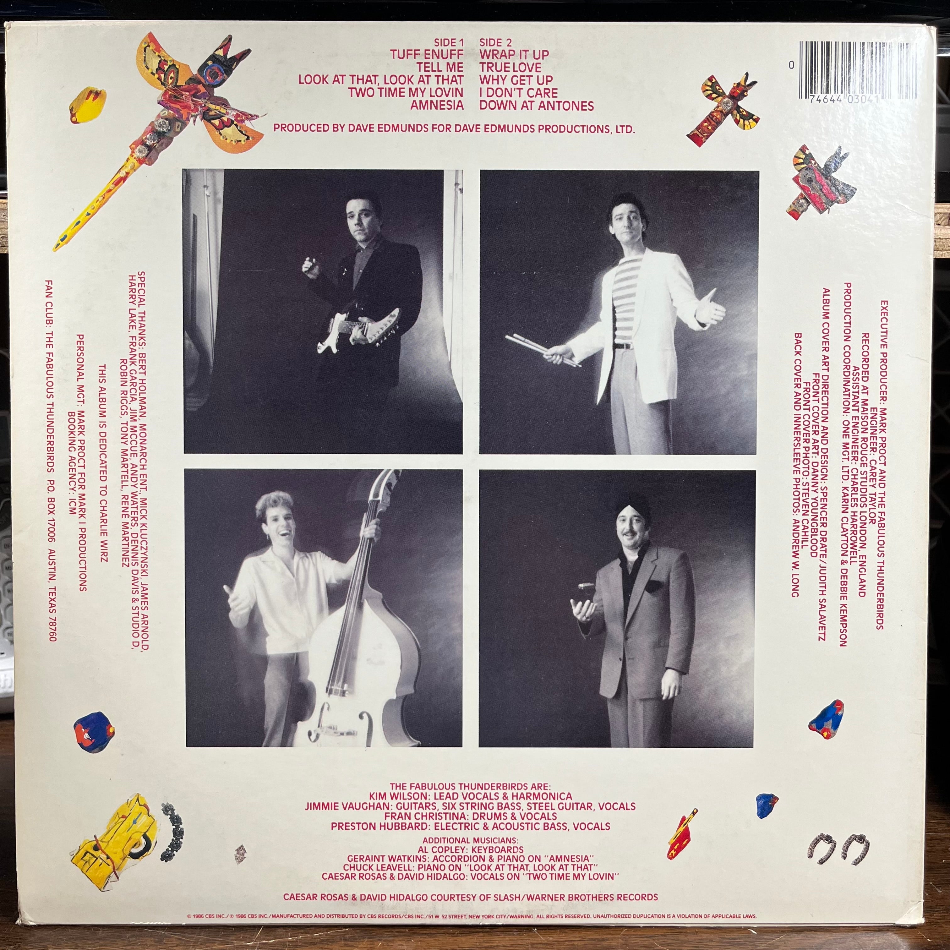 The Fabulous Thunderbirds - Tuff Enuff (VINYL) | Near Mint (NM) Near Mint- (NM-)