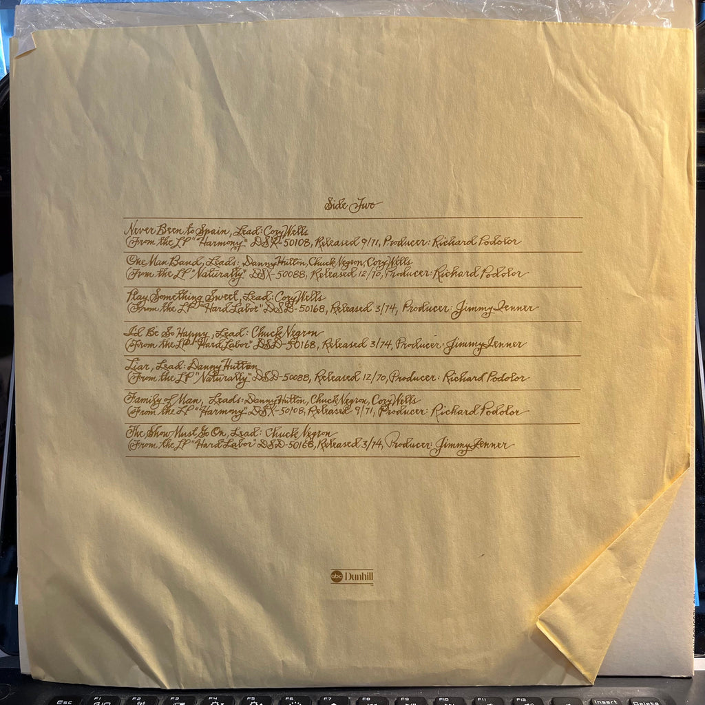 Three Dog Night - Joy To The World - Their Greatest Hits (VINYL) | Near Mint (NM) Near Mint (NM)