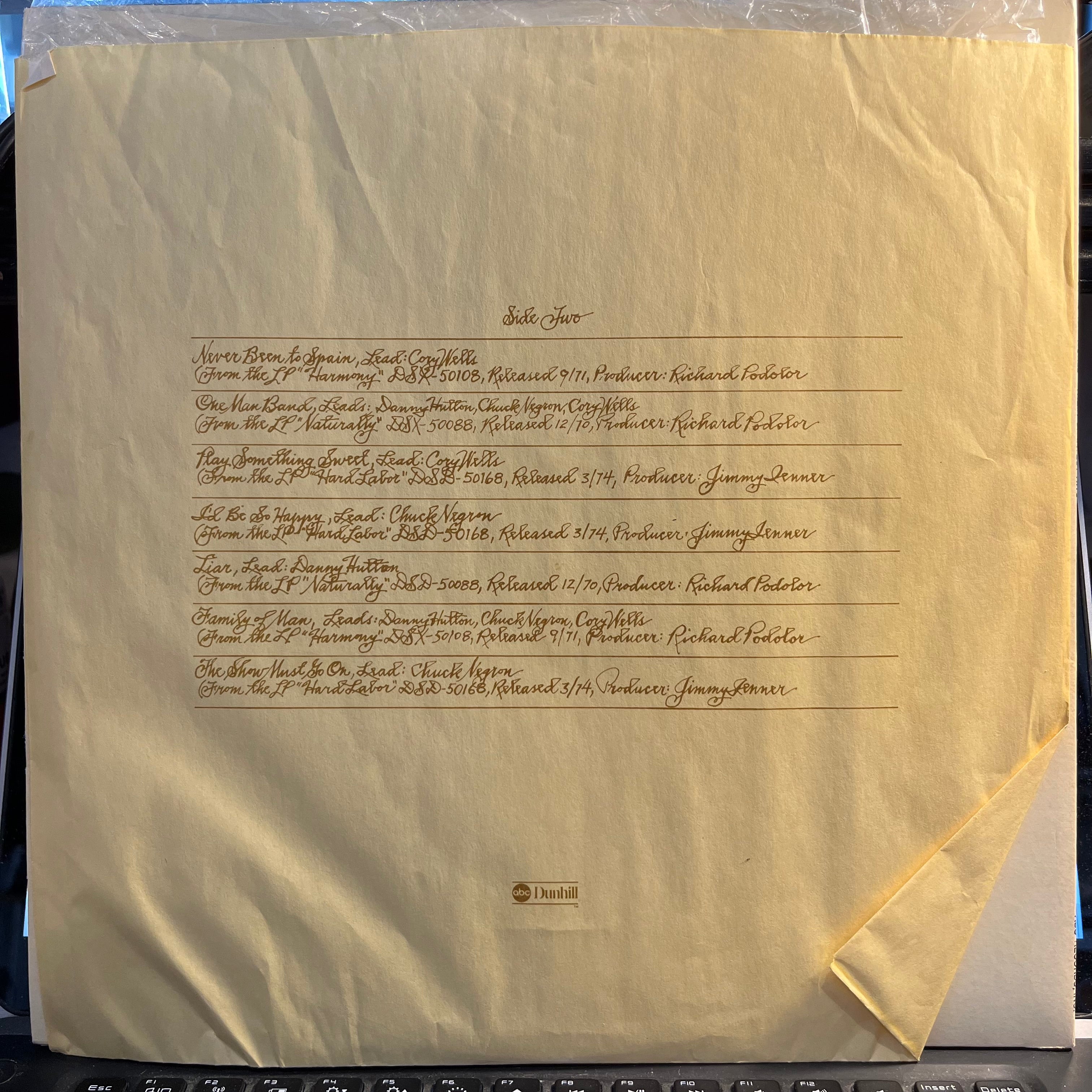Three Dog Night - Joy To The World - Their Greatest Hits (VINYL) | Near Mint (NM) Near Mint (NM)