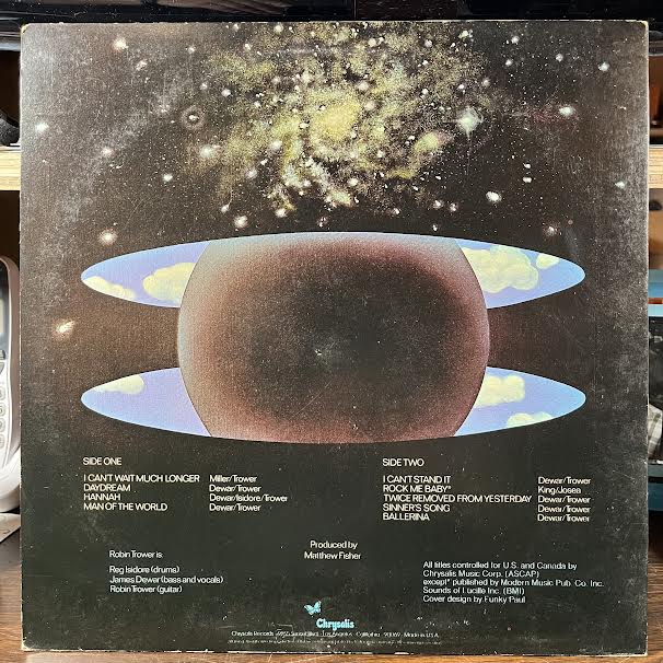 Robin Trower - Twice Removed From Yesterday (VINYL) | Near Mint (NM or M-) Excellent+ (EX+)