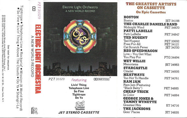 Electric Light Orchestra - A New World Record *CASSETTE* | Near Mint (NM) Near Mint (NM)