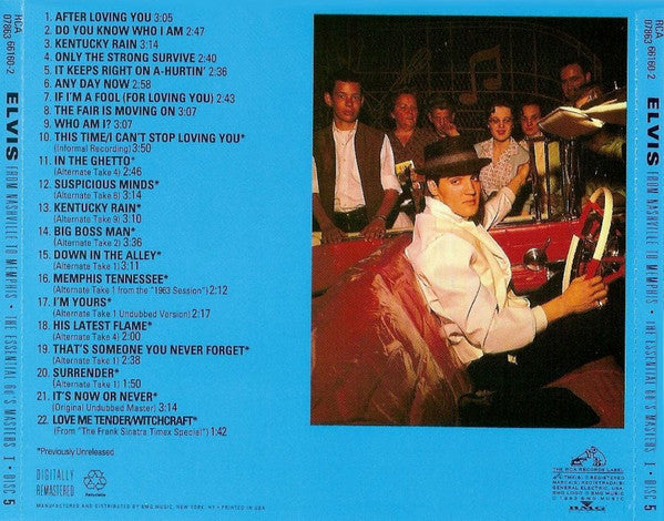 Elvis Presley - From Nashville To Memphis - The Essential 60's Masters I (5xCD BOX SET) | Near Mint (NM or M-) Excellent (EX)