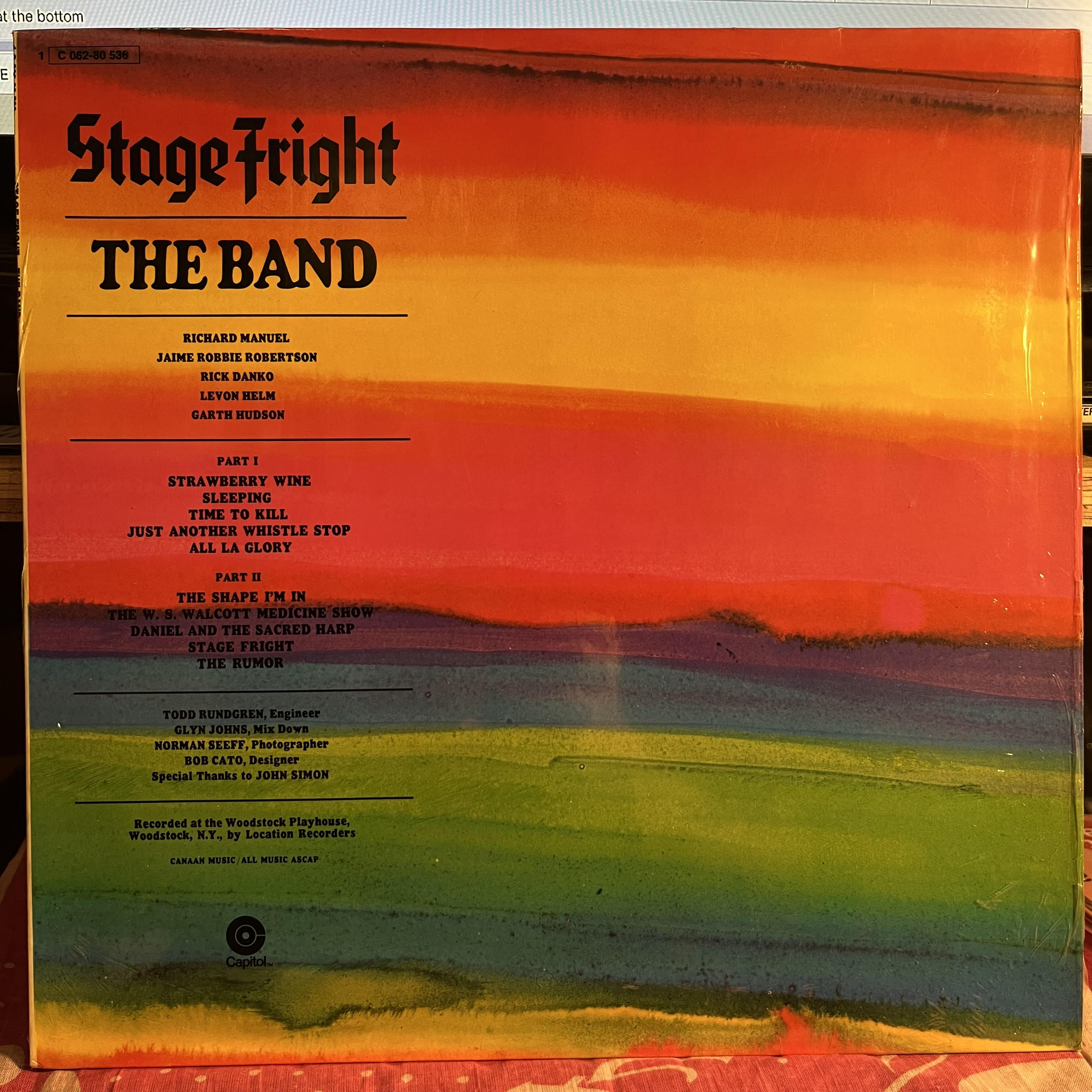 The Band - Stage Fright *GERMANY/SHRINK* | Near Mint (NM) Near Mint (NM)
