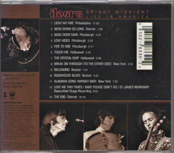 The Doors - Bright Midnight: Live In America (CD) | Mint (M) Mint (M)