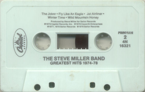 Steve Miller Band - Greatest Hits 1974-78 *CASSETTE* | Near Mint (NM) Near Mint (NM)