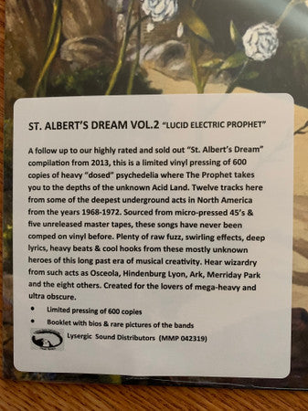 Various - St. Albert's Dream Vol. 2: Lucid Electric Prophet (VINYL) | Near Mint (NM) Near Mint (NM)