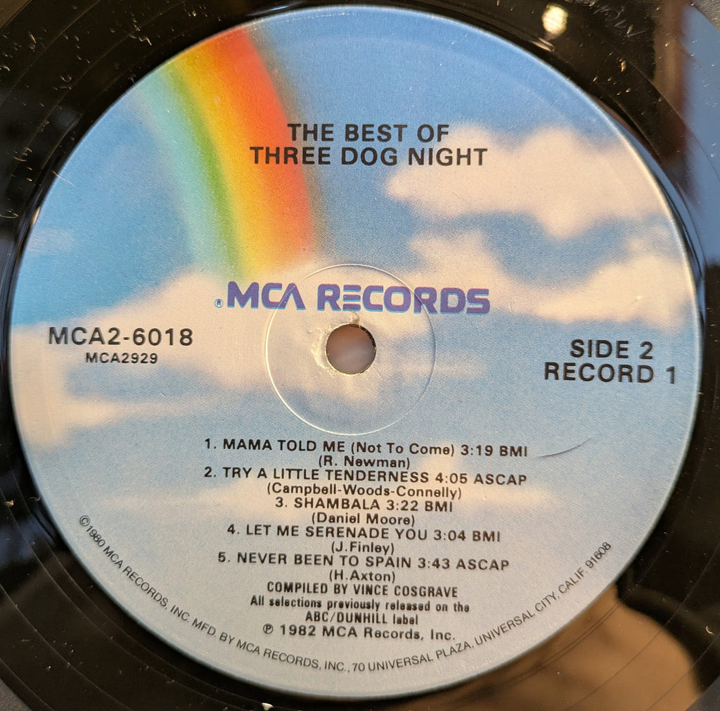 Three Dog Night - The Best Of Three Dog Night (2xVINYL) | Near Mint (NM) Excellent (EX)