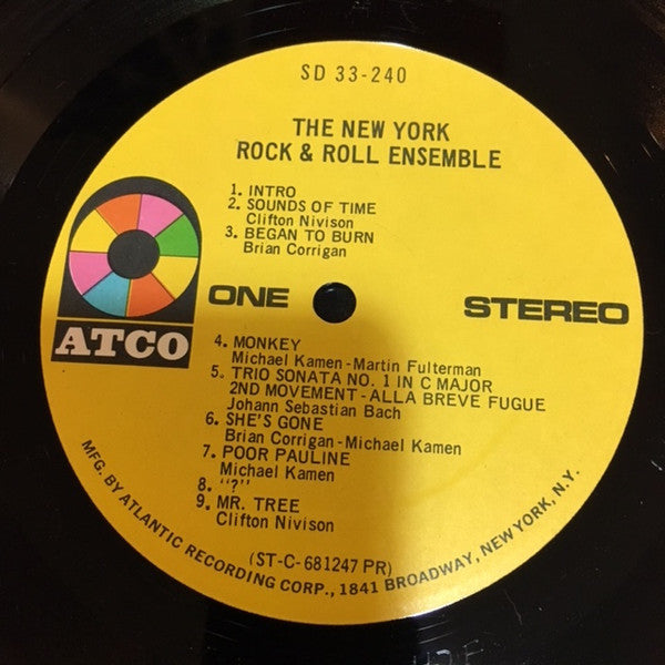 The New York Rock Ensemble - The New York Rock & Roll Ensemble | Near Mint (NM) Near Mint (NM)