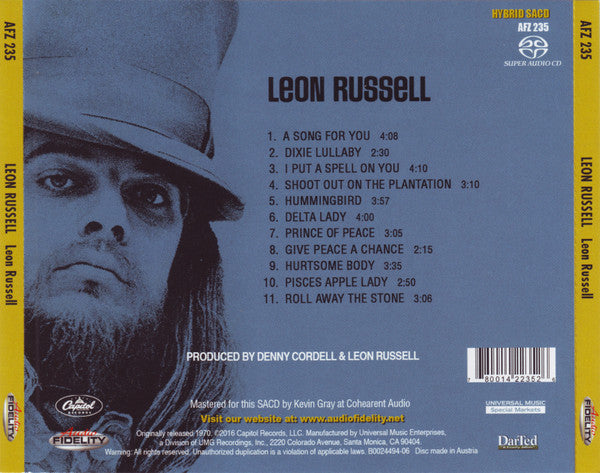 Leon Russell - Leon Russell *HYBRID SACD/NUMBERED* | Near Mint (NM) Near Mint (NM)