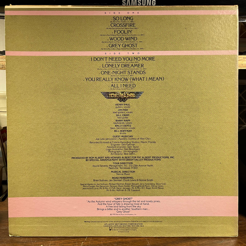 Grey Ghost (LP) | Near Mint (NM) Excellent (EX)