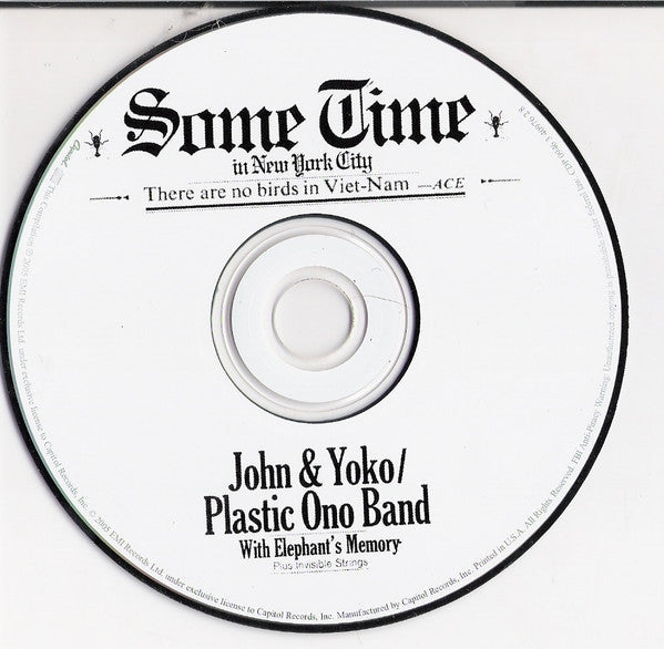 John Lennon & Yoko Ono - Some Time In New York City *CD* | Near Mint (NM) Near Mint (NM)
