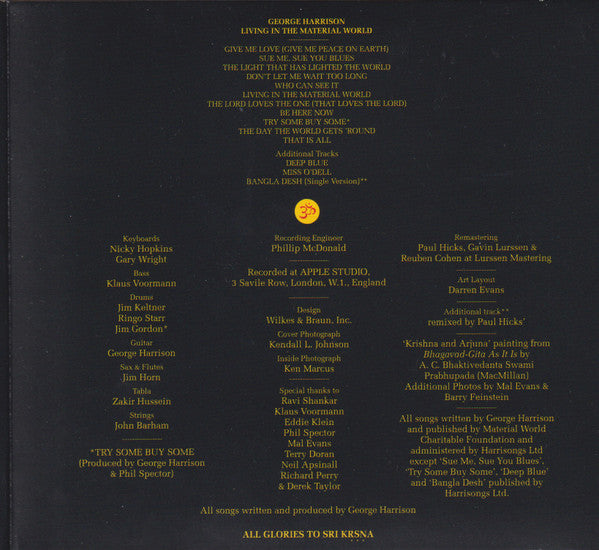 George Harrison - Living In The Material World (CD) | Near Mint (NM) Near Mint (NM)