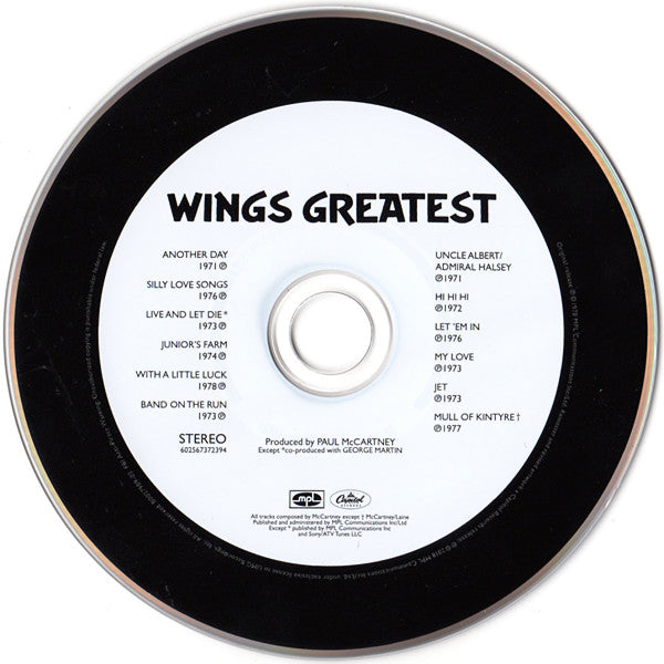 Wings (2) - Wings Greatest (CD) | Near Mint (NM) Near Mint- (NM-)