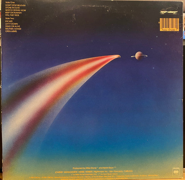 Journey - Escape | Near Mint (NM) Very Good (VG)