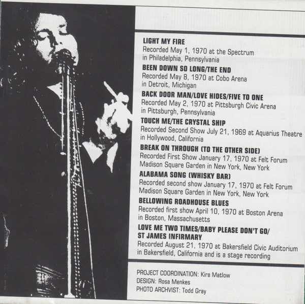 The Doors - Bright Midnight: Live In America (CD) | Mint (M) Mint (M)