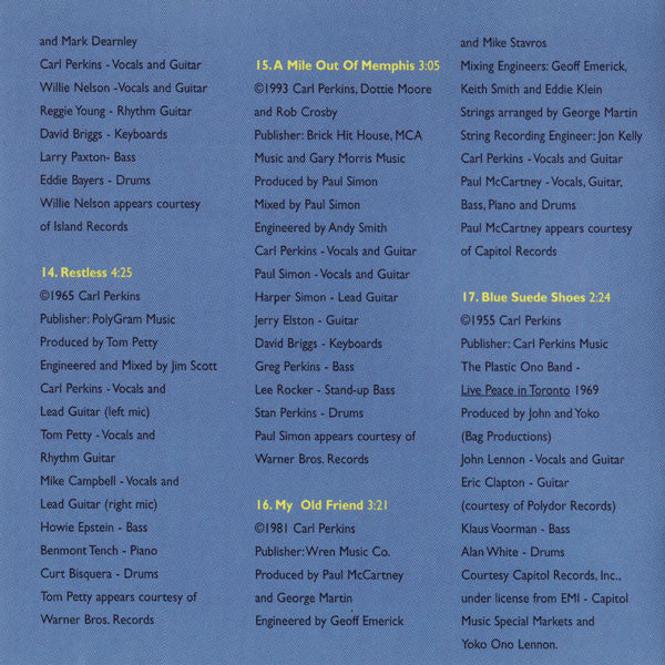 Carl Perkins - Go Cat Go (CD) | Near Mint (NM) Near Mint (NM)