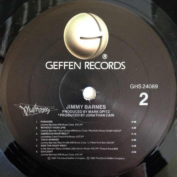 Jimmy Barnes - Jimmy Barnes *ALLIED / PROMO* | Near Mint (NM) Excellent (EX)