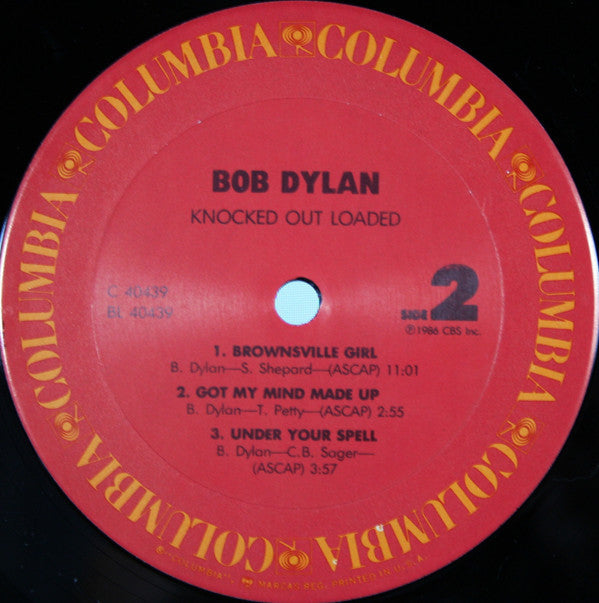 Bob Dylan - Knocked Out Loaded | Near Mint (NM) Near Mint (NM)
