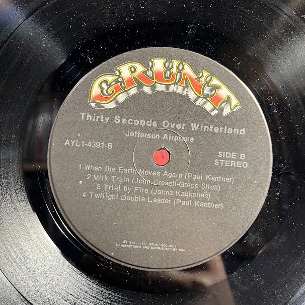 Jefferson Airplane - Thirty Seconds Over Winterland (VINYL) | Near Mint (NM) Excellent+ (EX+)