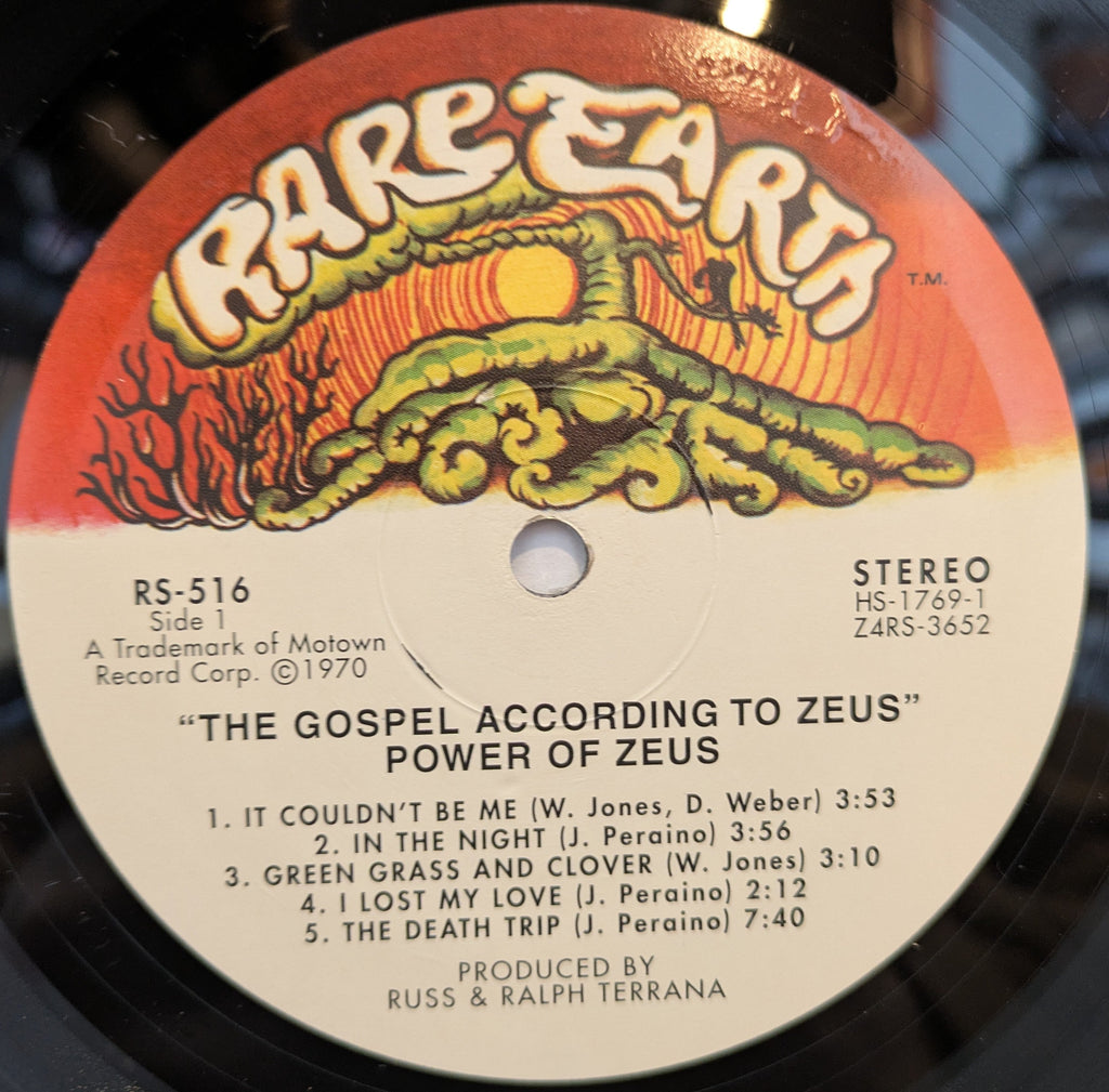 Power Of Zeus - The Gospel According To Zeus (VINYL) | Near Mint (NM) Near Mint (NM)