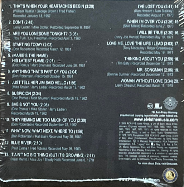 Elvis Presley - The Complete Masters Collection (36xCD 7" VINYL BOX SET) | Near Mint (NM or M-)