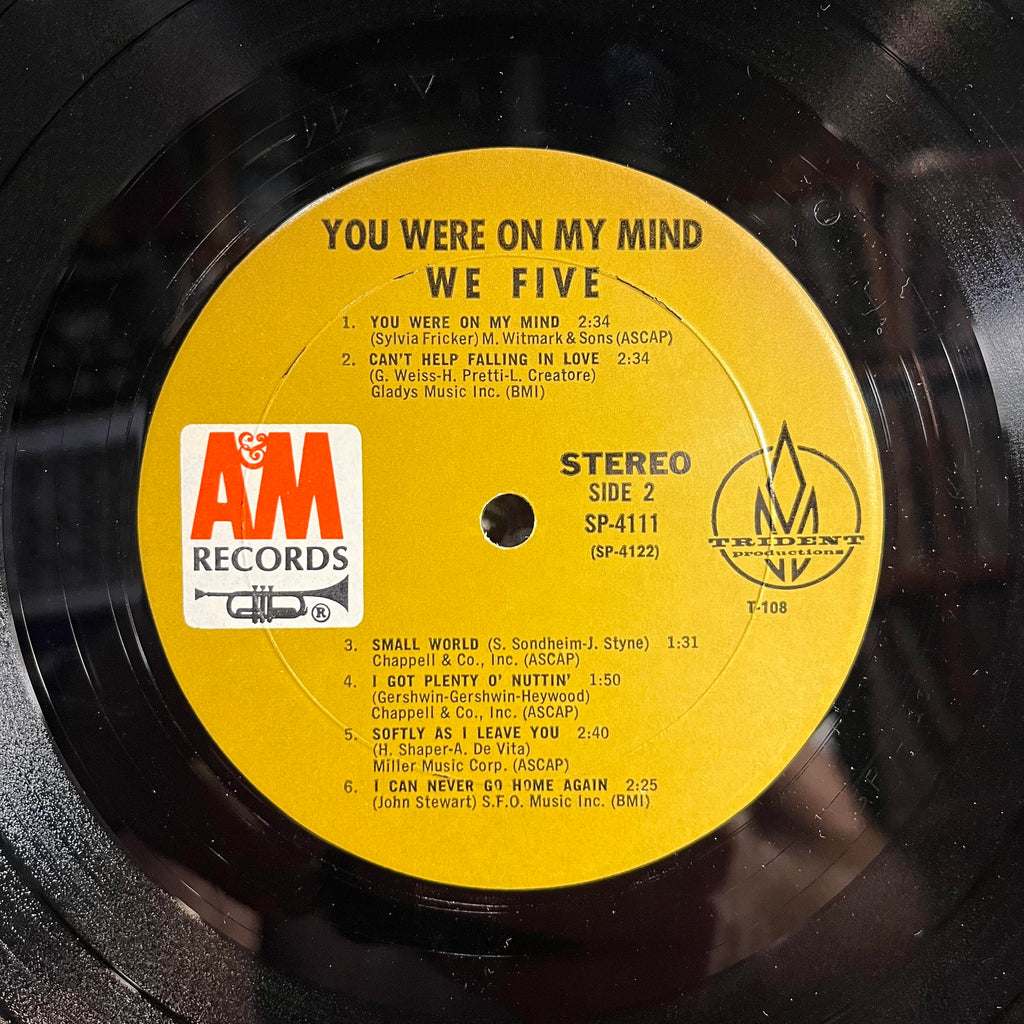 We Five - You Were On My Mind *MONARCH* | Near Mint (NM) Near Mint (NM)