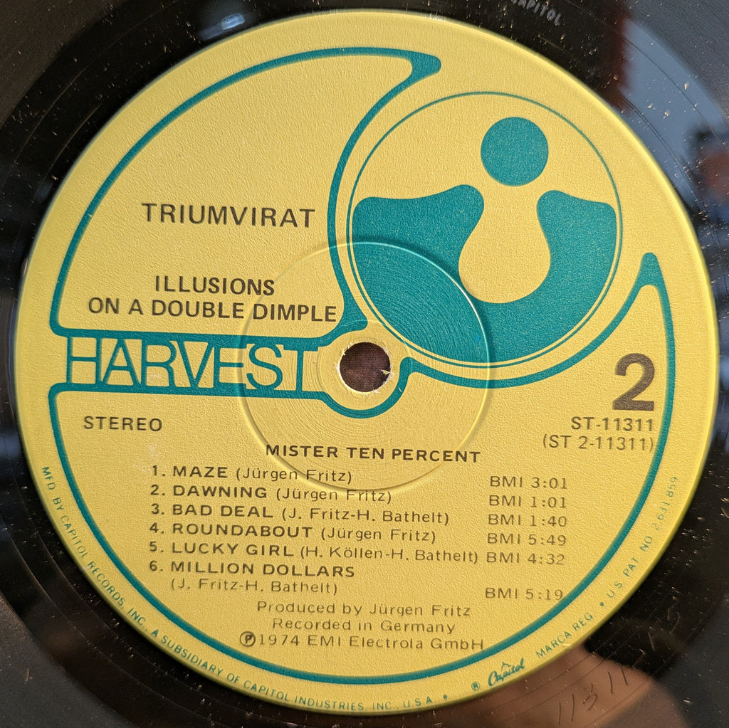 Triumvirat - Illusions On A Double Dimple (VINYL) | Near Mint (NM) Excellent+ (EX+)