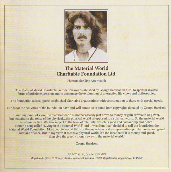 George Harrison - Living In The Material World (CD) | Near Mint (NM) Near Mint (NM)