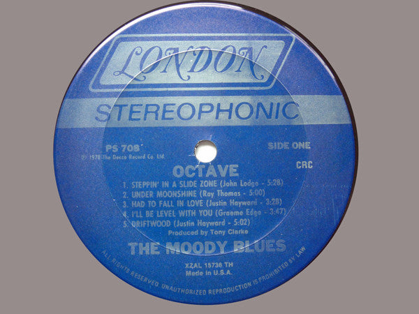 The Moody Blues - Octave (VINYL) | Near Mint (NM) Very Good Plus (VG+)