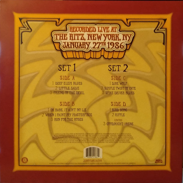Jerry Garcia - GarciaLive Volume 14 (Recorded Live At The Ritz, New York, NY, January 27th, 1986) (2xVINYL) | Near Mint (NM or M-)