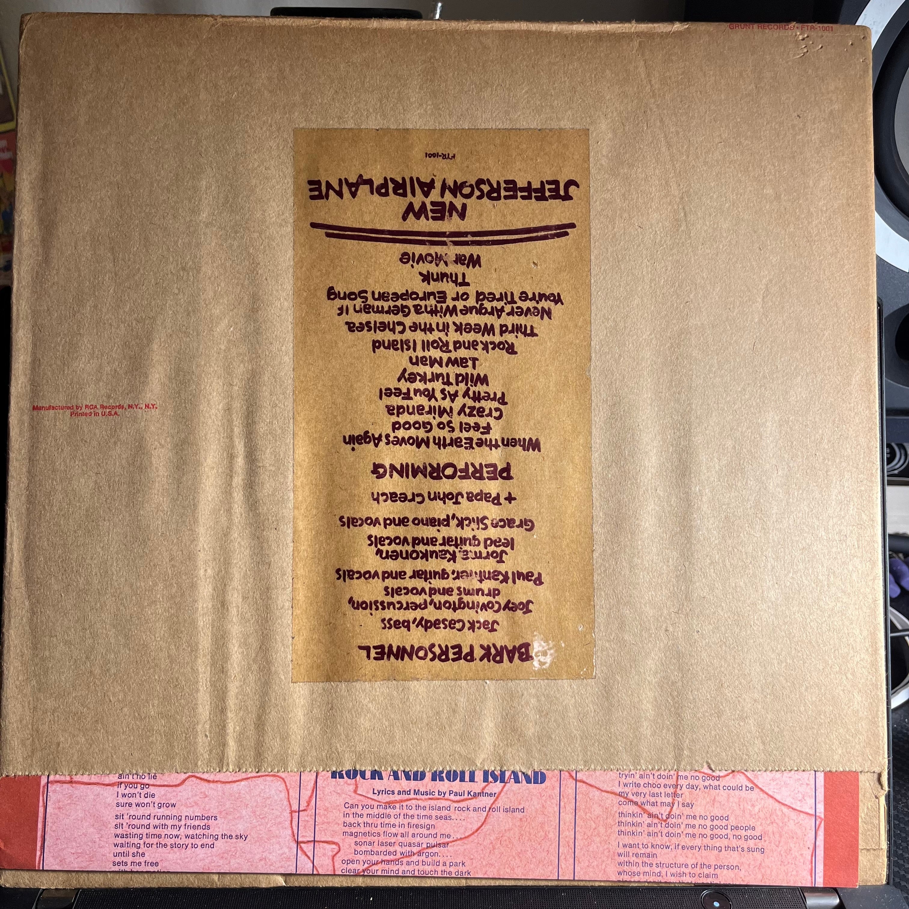 Jefferson Airplane - Bark *PAPER BAG* | Near Mint (NM) Near Mint (NM)
