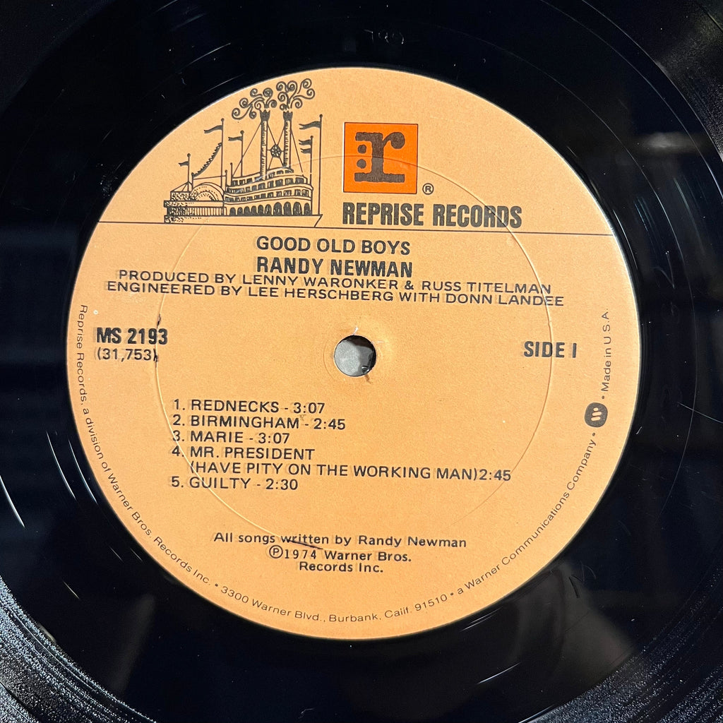 Randy Newman - Good Old Boys *GOLD DISK* | Near Mint (NM) Excellent (EX)