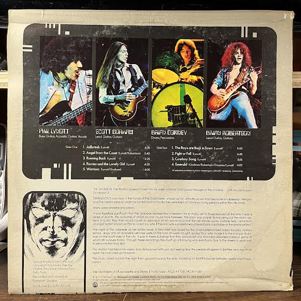 Thin Lizzy - Jailbreak (VINYL) | Near Mint (NM or M-) Very Good (VG)