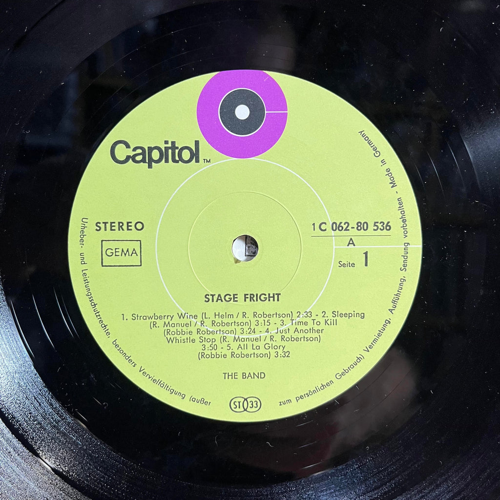 The Band - Stage Fright *GERMANY/SHRINK* | Near Mint (NM) Near Mint (NM)