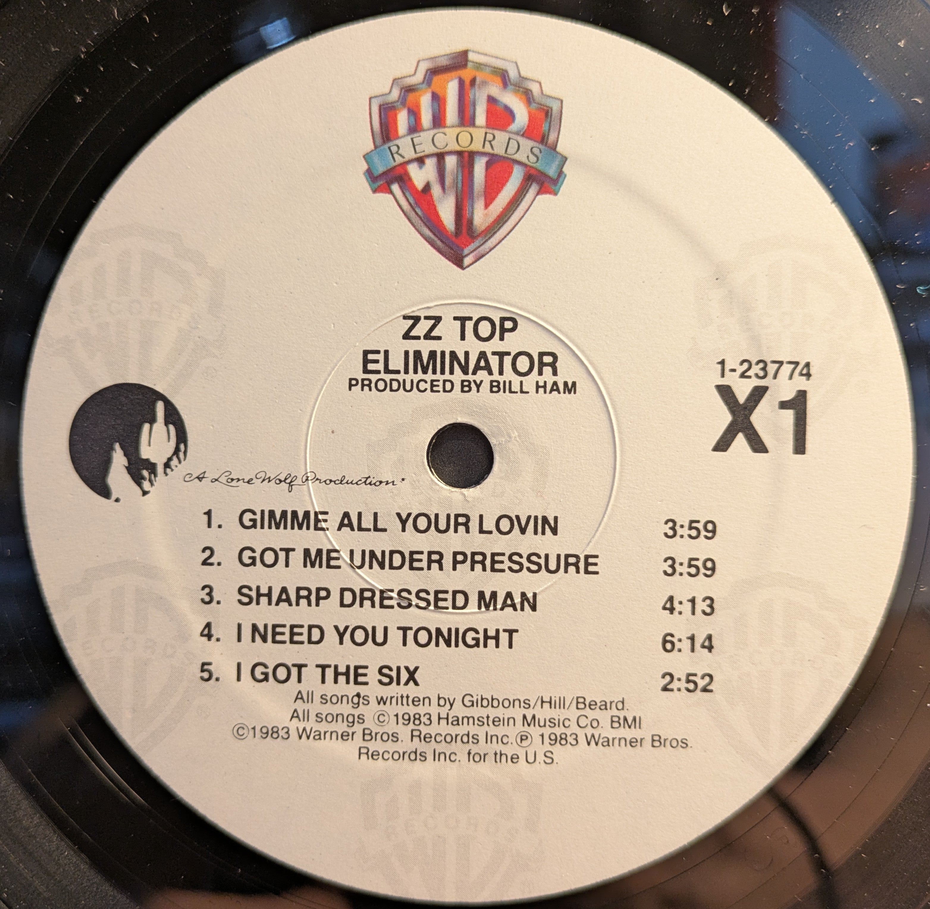 ZZ Top - Eliminator (VINYL) | Near Mint (NM) Near Mint (NM)