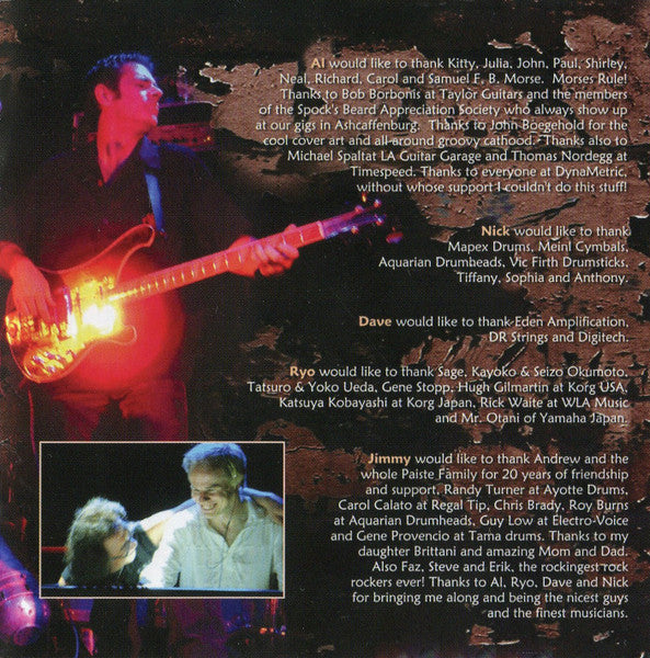 Spock's Beard - Gluttons For Punishment (Live In '05) (2xCD) | Near Mint (NM) Near Mint (NM)